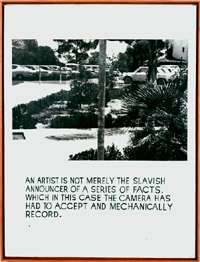 Baldessari Photo - not available